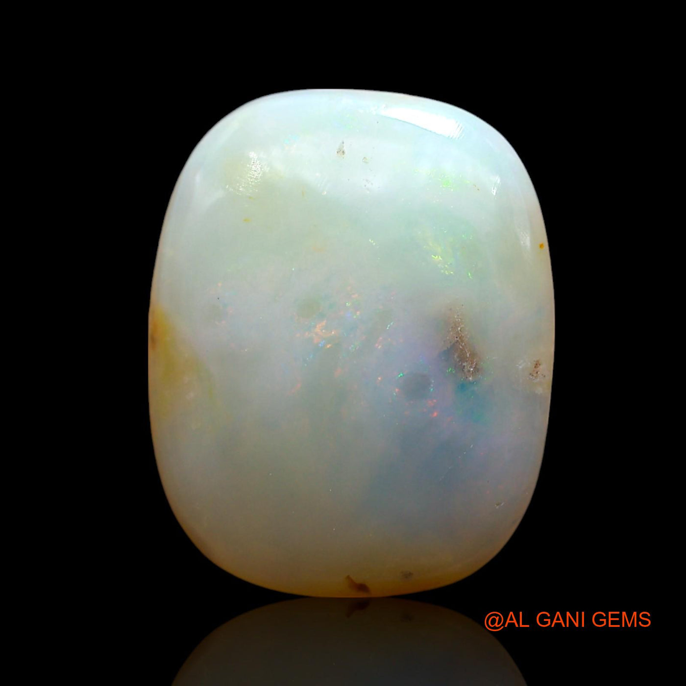 7.00 Cts Natural Australian Fire Opal Oval Cabochon Loose Gemstone For Jewelry 17x13x4 mm AE-950