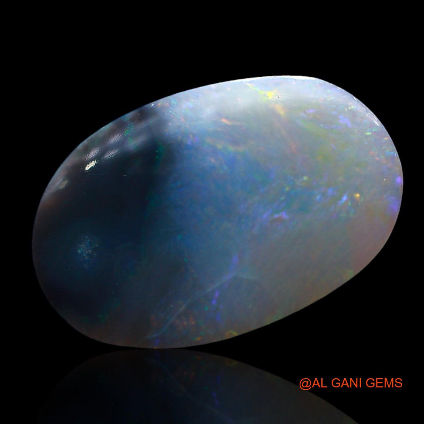 Natural Untreated Fire Opal Loose Gemstone Oval Cabochon From Australia 4.00 Cts 18x12x2 mm AE-955