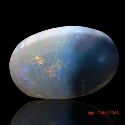 Natural Untreated Fire Opal Loose Gemstone Oval Cabochon From Australia 4.00 Cts 18x12x2 mm AE-955