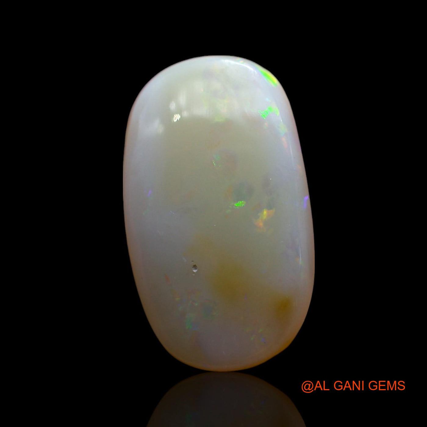 Natural Untreated Fire Opal Loose Gemstone Oval Cabochon From Australia 6.00 Cts 19x11x3 mm AE-958