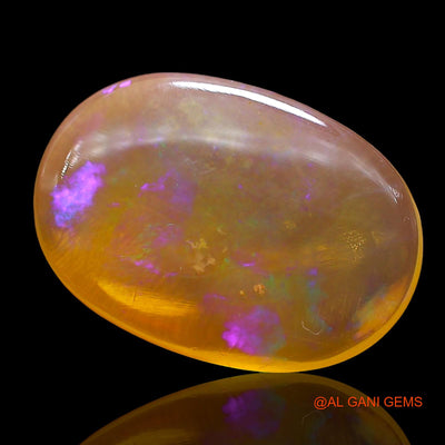 6.00 Cts Natural Australian Fire Opal Loose Gemstone Oval Cabochon 18x12x3 mm AE-959