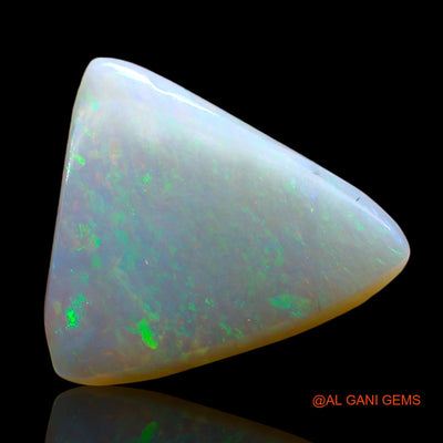 2.00 Cts Natural Australian Fire Opal Trillion Cabochon Loose Gemstone For Jewelry 13x11x3 mm AE-95