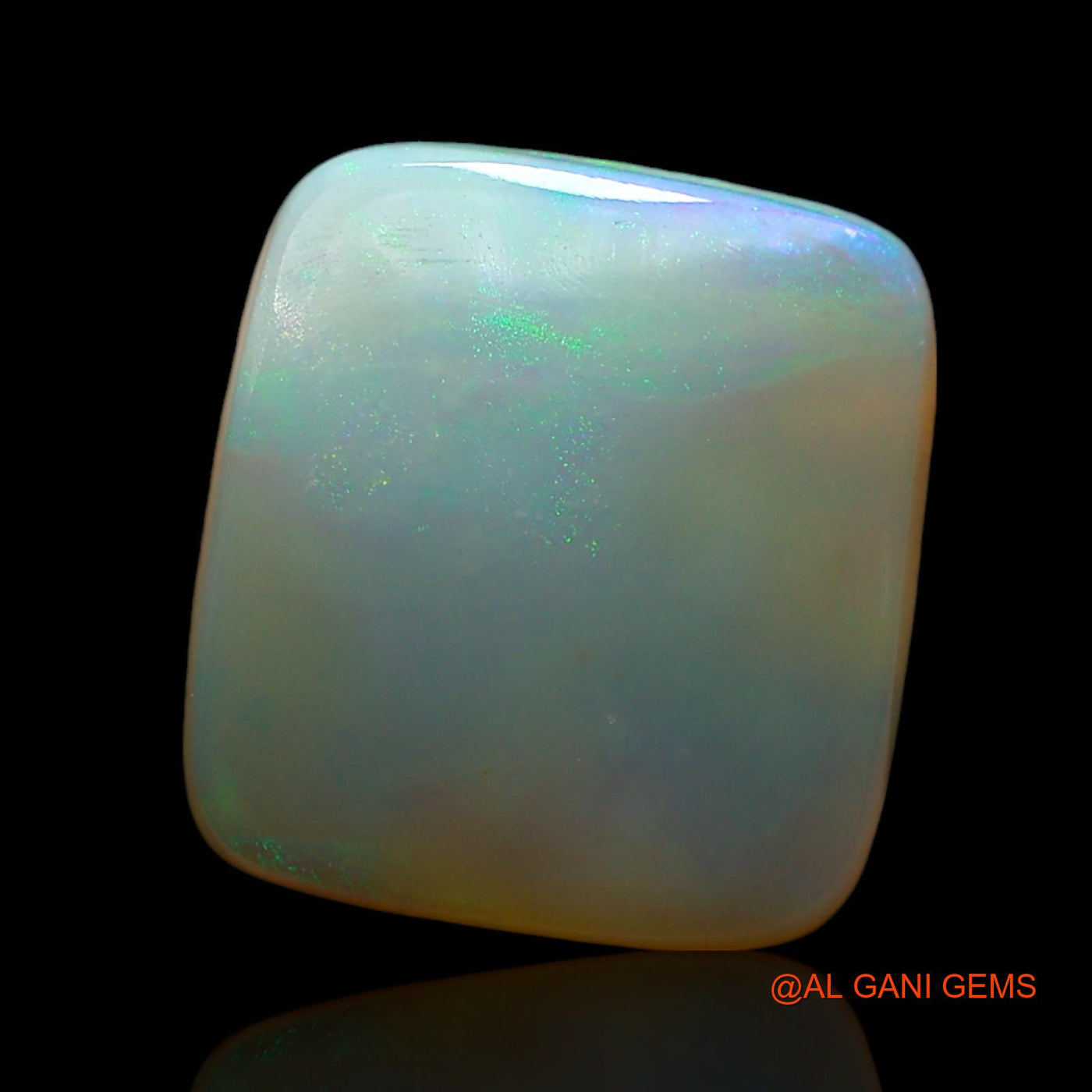 7.00 Cts Natural Australian Fire Opal Loose Gemstone Oval Cabochon 15x14x4 mm AE-960