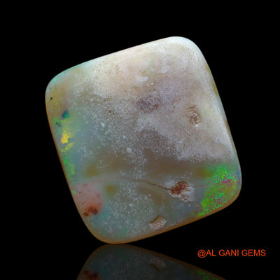 7.00 Cts Natural Australian Fire Opal Loose Gemstone Oval Cabochon 15x14x4 mm AE-960