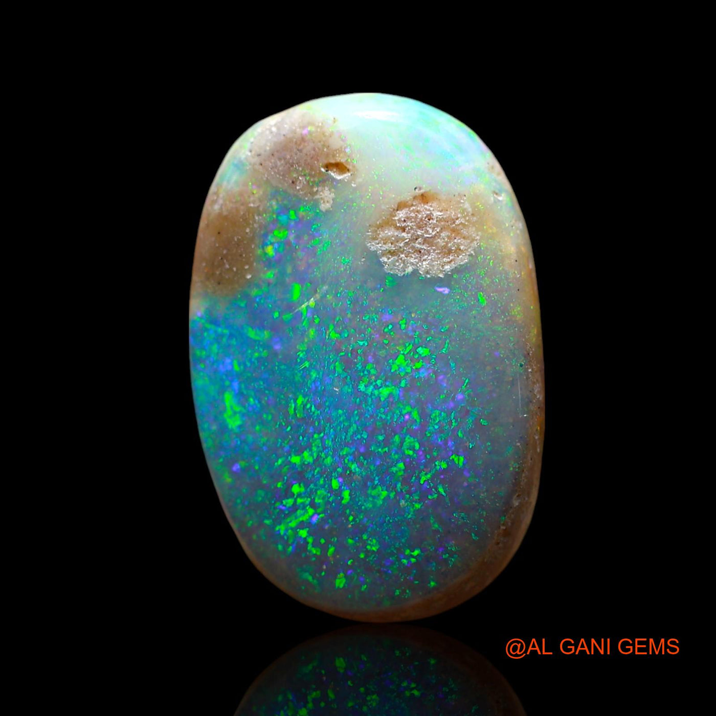 10.00 Cts Unheated Australian Fire Opal Loose Gemstone Oval Cabochon Natural 18x12x7 mm AE-961