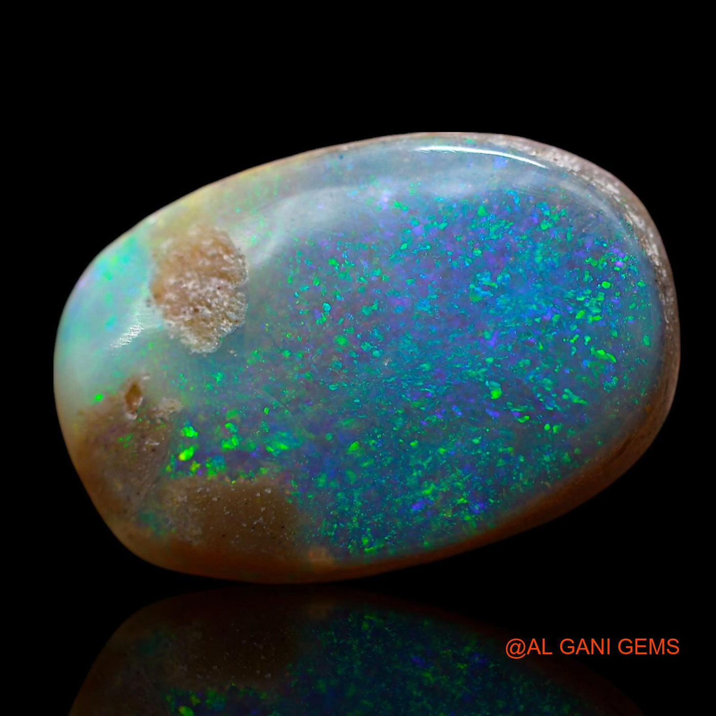 10.00 Cts Unheated Australian Fire Opal Loose Gemstone Oval Cabochon Natural 18x12x7 mm AE-961