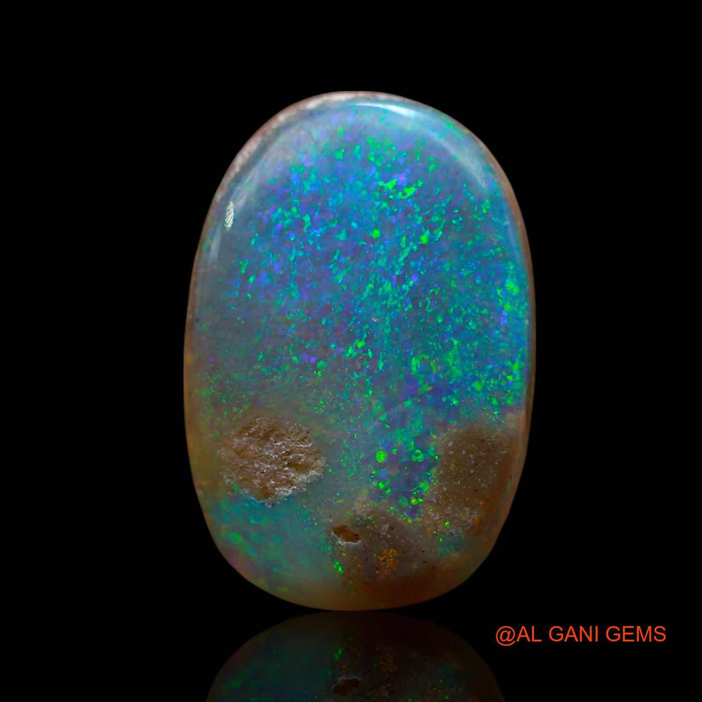 10.00 Cts Unheated Australian Fire Opal Loose Gemstone Oval Cabochon Natural 18x12x7 mm AE-961