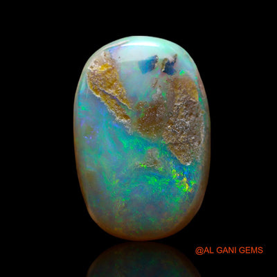 10.00 Cts Unheated Australian Fire Opal Loose Gemstone Oval Cabochon Natural 18x12x7 mm AE-961
