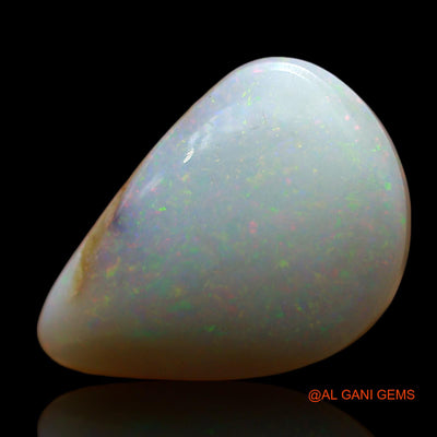 Natural Untreated Fire Opal Loose Gemstone Pear Cabochon From Australia 7.00 Cts 17x12x5 mm AE-963