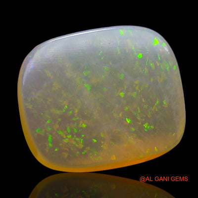 10.00 Cts Natural Australian Fire Opal Loose Gemstone Oval Cabochon 15x13x5 mm AE-964