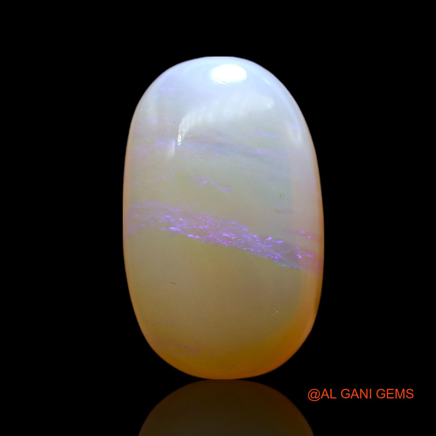 9.00 Cts Natural Australian Fire Opal Loose Gemstone Oval Cabochon 18x11x7 mm AE-967