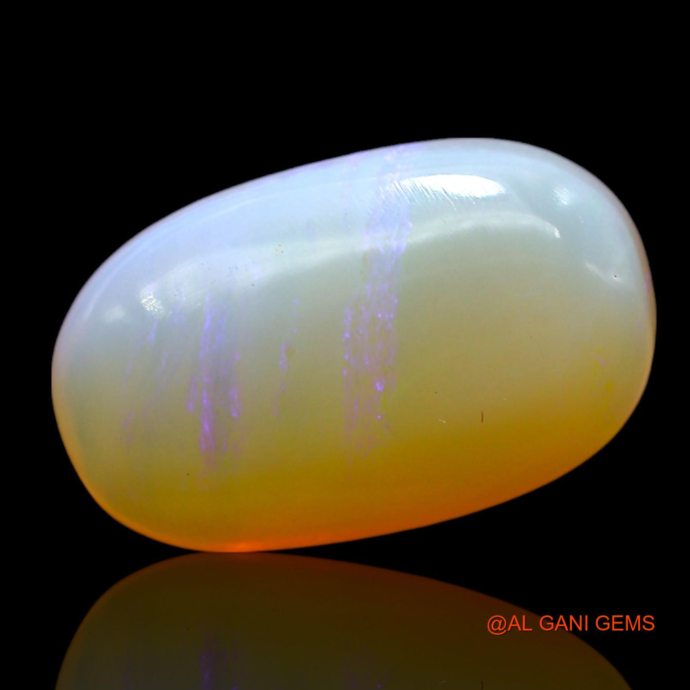 9.00 Cts Natural Australian Fire Opal Loose Gemstone Oval Cabochon 18x11x7 mm AE-967