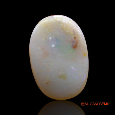 7.00 Cts Unheated Australian Fire Opal Loose Gemstone Oval Cabochon Natural 18x12x4 mm AE-968