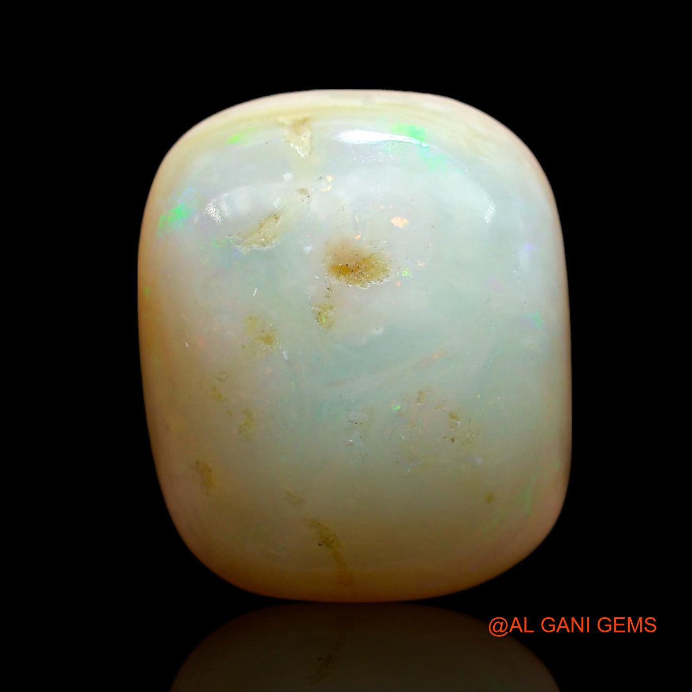 10.00 Cts Unheated Australian Fire Opal Loose Gemstone Oval Cabochon Natural 16x13x6 mm AE-969