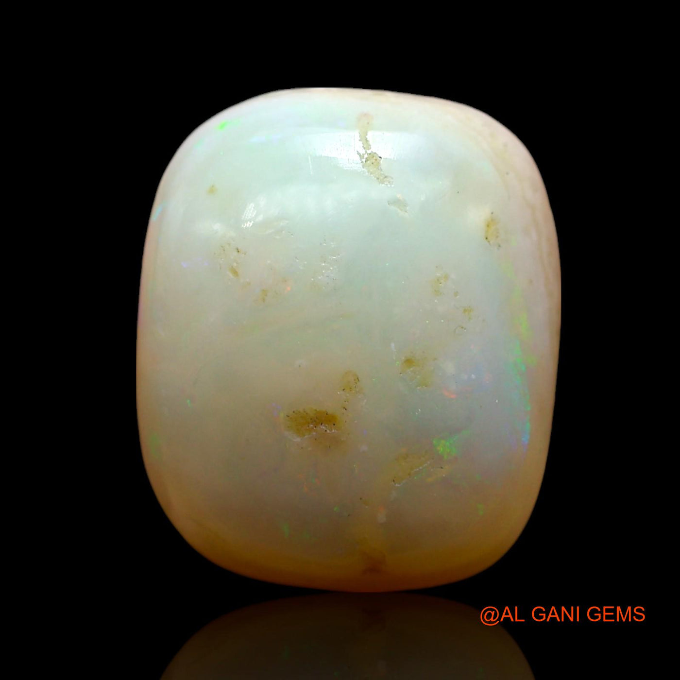 10.00 Cts Unheated Australian Fire Opal Loose Gemstone Oval Cabochon Natural 16x13x6 mm AE-969