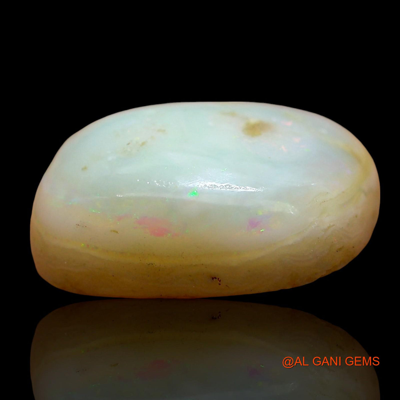 10.00 Cts Unheated Australian Fire Opal Loose Gemstone Oval Cabochon Natural 16x13x6 mm AE-969