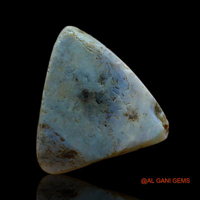 Natural Fire Opal Gemstone 2.00 Cts Loose Trillion Cabochon From Australia 12x11x2 mm AE-96