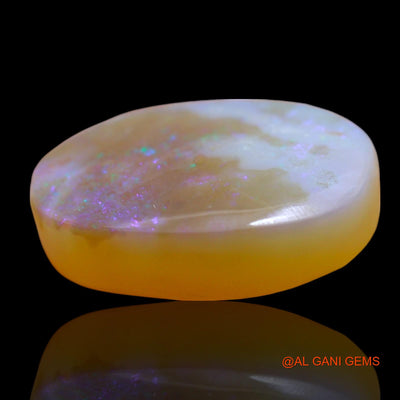 Natural Fire Opal Gemstone 7.00 Cts Loose Oval Cabochon From Australia 16x12x4 mm AE-970