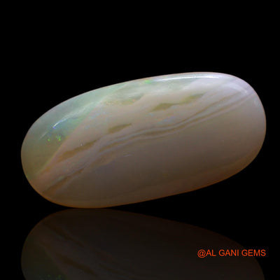 4.00 Cts Unheated Australian Fire Opal Loose Gemstone Oval Cabochon Natural 21x10x3 mm AE-971