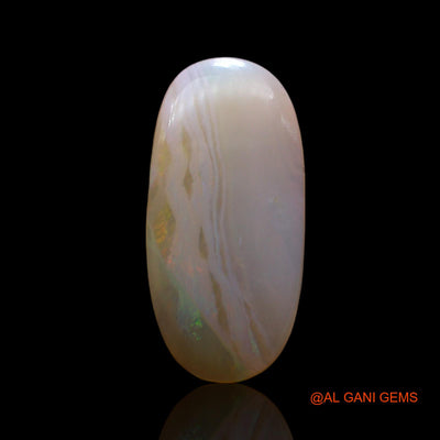 4.00 Cts Unheated Australian Fire Opal Loose Gemstone Oval Cabochon Natural 21x10x3 mm AE-971