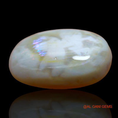 Natural Fire Opal Gemstone 8.00 Cts Loose Oval Cabochon From Australia 17x13x5 mm AE-974