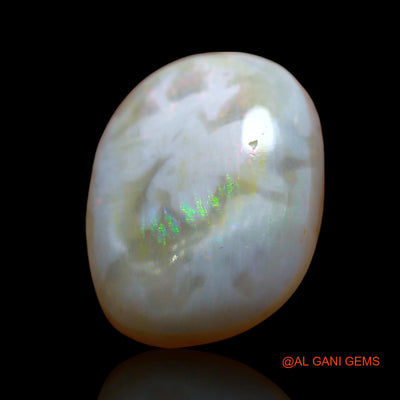Natural Fire Opal Gemstone 8.00 Cts Loose Oval Cabochon From Australia 17x13x5 mm AE-974