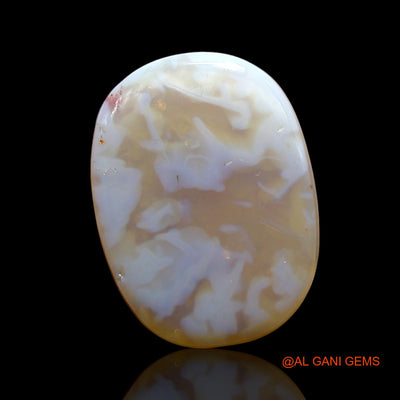 Natural Fire Opal Gemstone 8.00 Cts Loose Oval Cabochon From Australia 17x13x5 mm AE-974