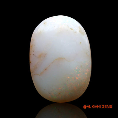 7.00 Cts Natural Australian Fire Opal Loose Gemstone Oval Cabochon 17x12x5 mm AE-975