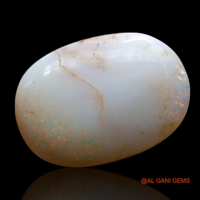 7.00 Cts Natural Australian Fire Opal Loose Gemstone Oval Cabochon 17x12x5 mm AE-975