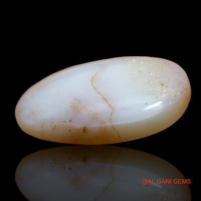7.00 Cts Natural Australian Fire Opal Loose Gemstone Oval Cabochon 17x12x5 mm AE-975