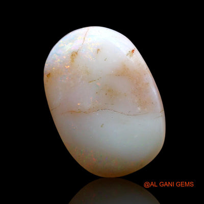 7.00 Cts Natural Australian Fire Opal Loose Gemstone Oval Cabochon 17x12x5 mm AE-975