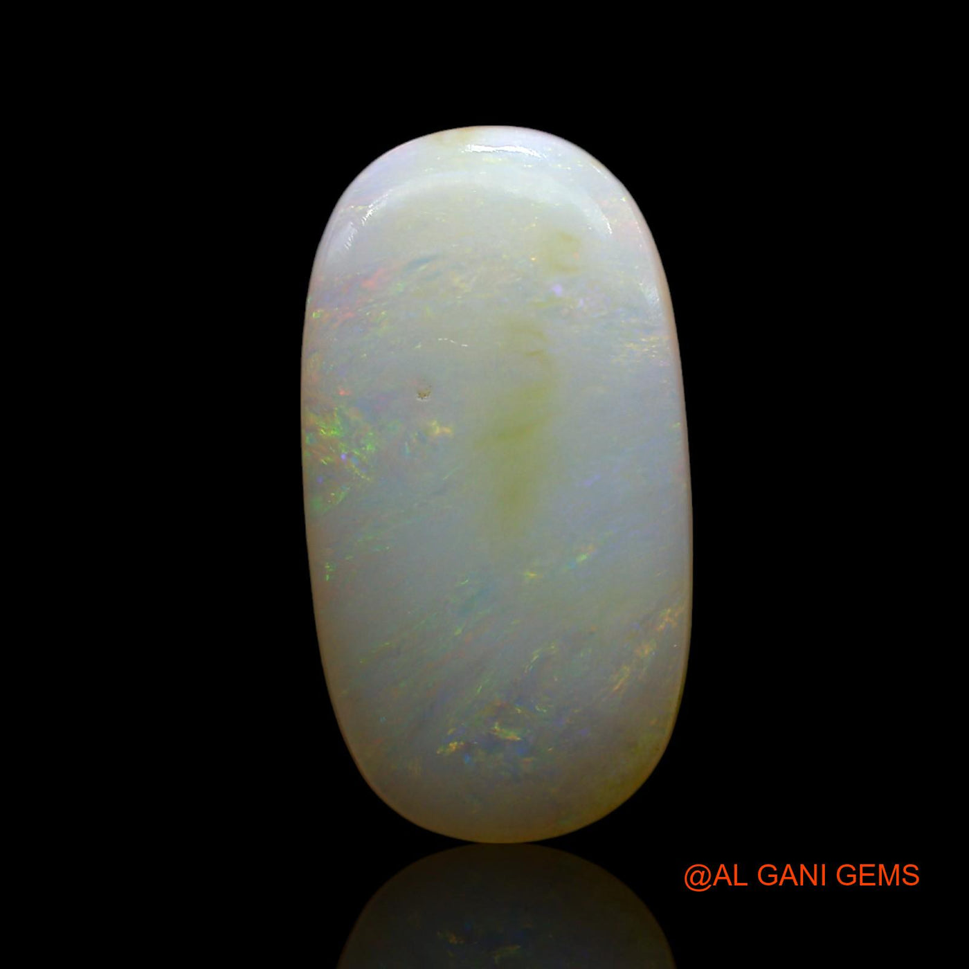 5.00 Cts Unheated Australian Fire Opal Loose Gemstone Oval Cabochon Natural 19x10x3 mm AE-976