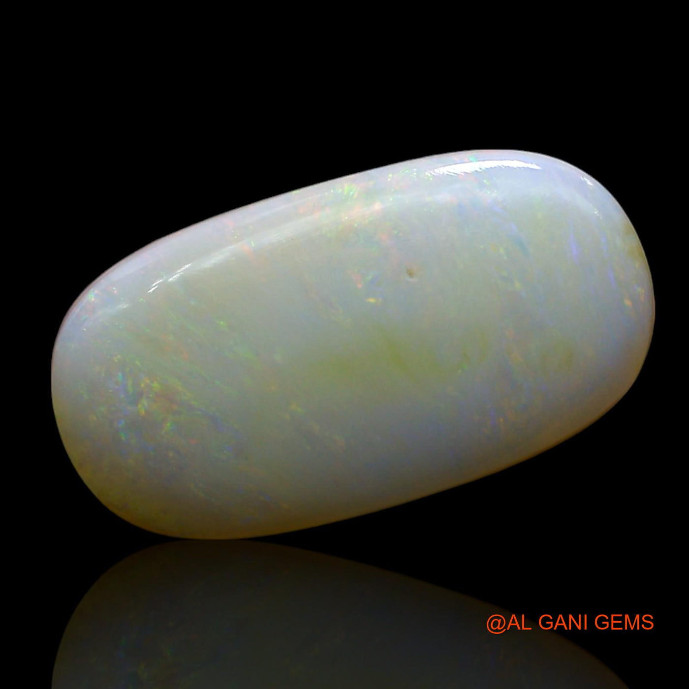 5.00 Cts Unheated Australian Fire Opal Loose Gemstone Oval Cabochon Natural 19x10x3 mm AE-976