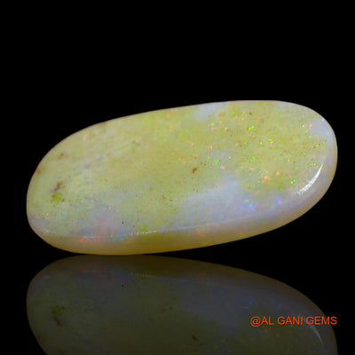 5.00 Cts Unheated Australian Fire Opal Loose Gemstone Oval Cabochon Natural 19x10x3 mm AE-976