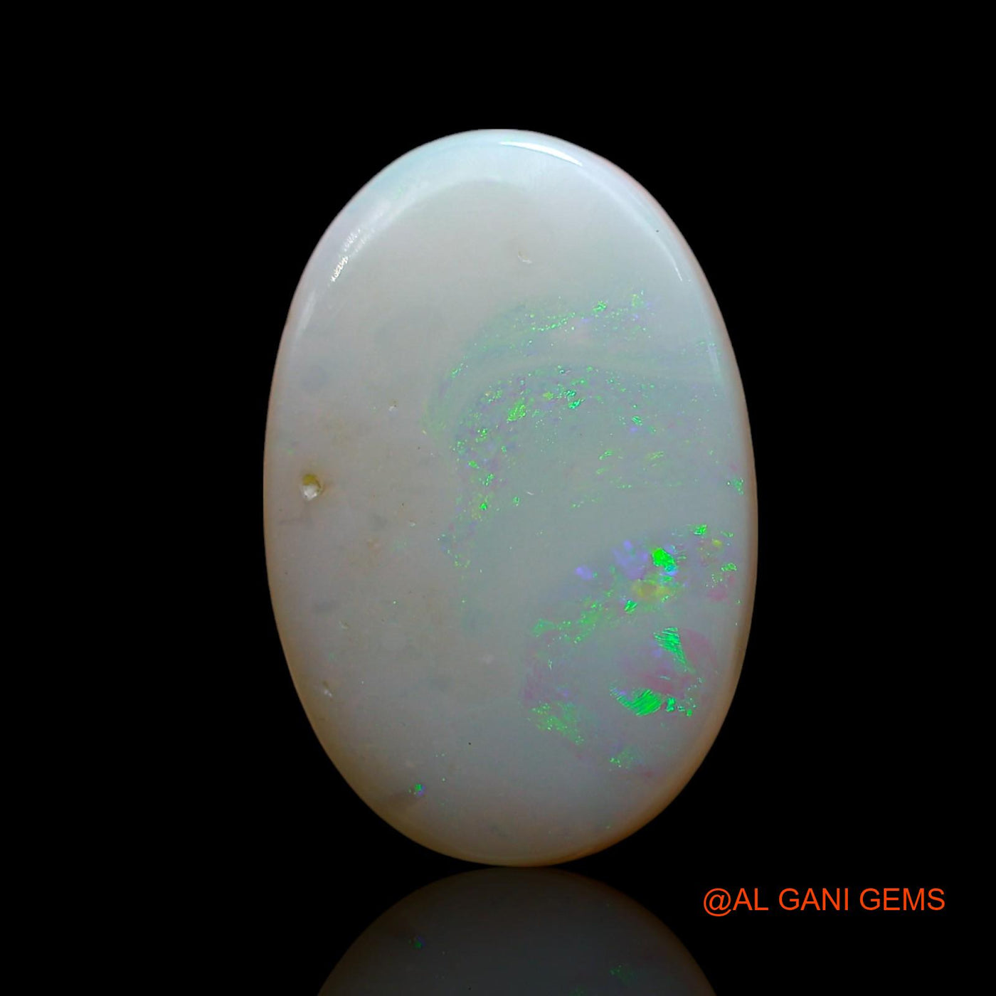 Natural Untreated Fire Opal Loose Gemstone Oval Cabochon From Australia 6.00 Cts 17x11x4 mm AE-978