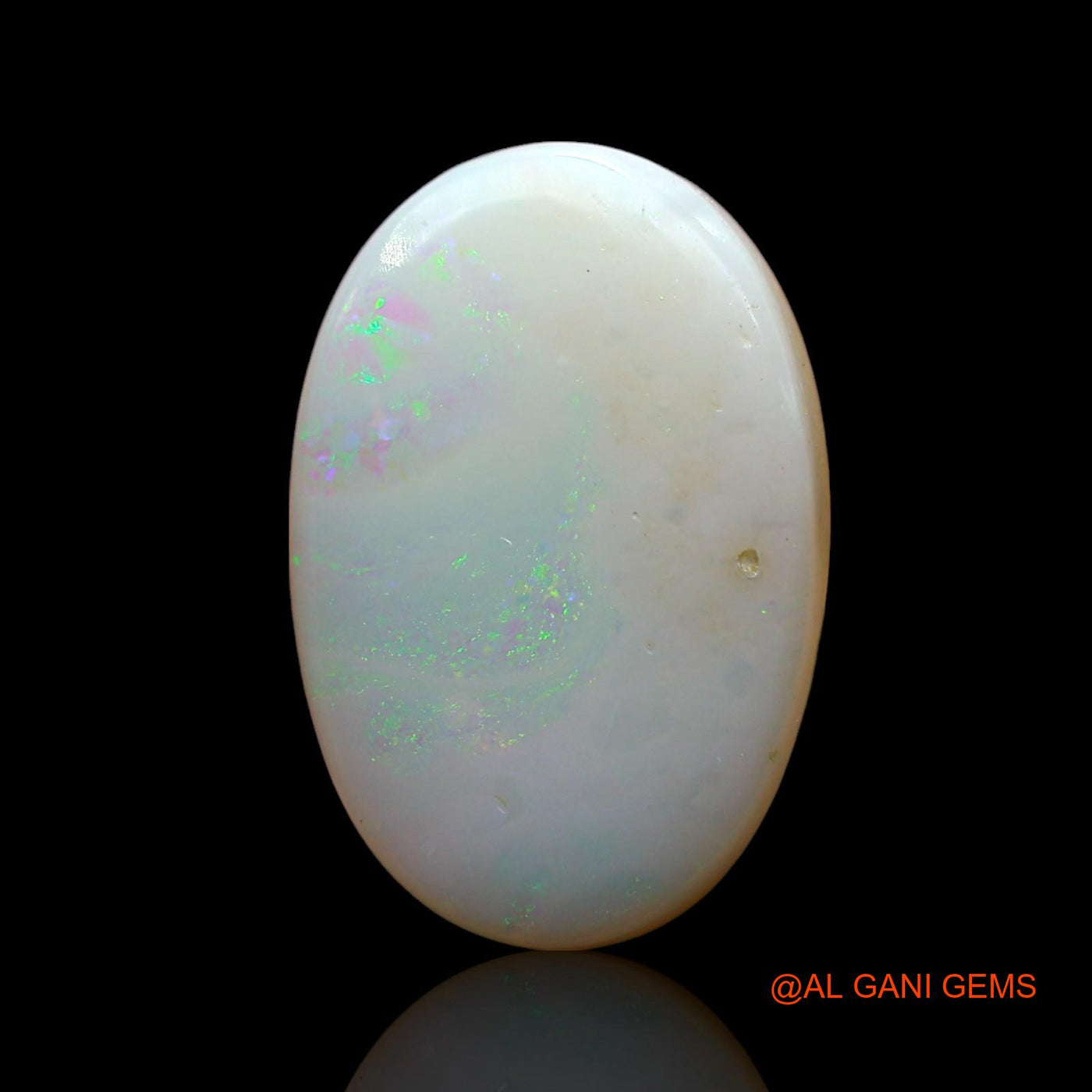 Natural Untreated Fire Opal Loose Gemstone Oval Cabochon From Australia 6.00 Cts 17x11x4 mm AE-978