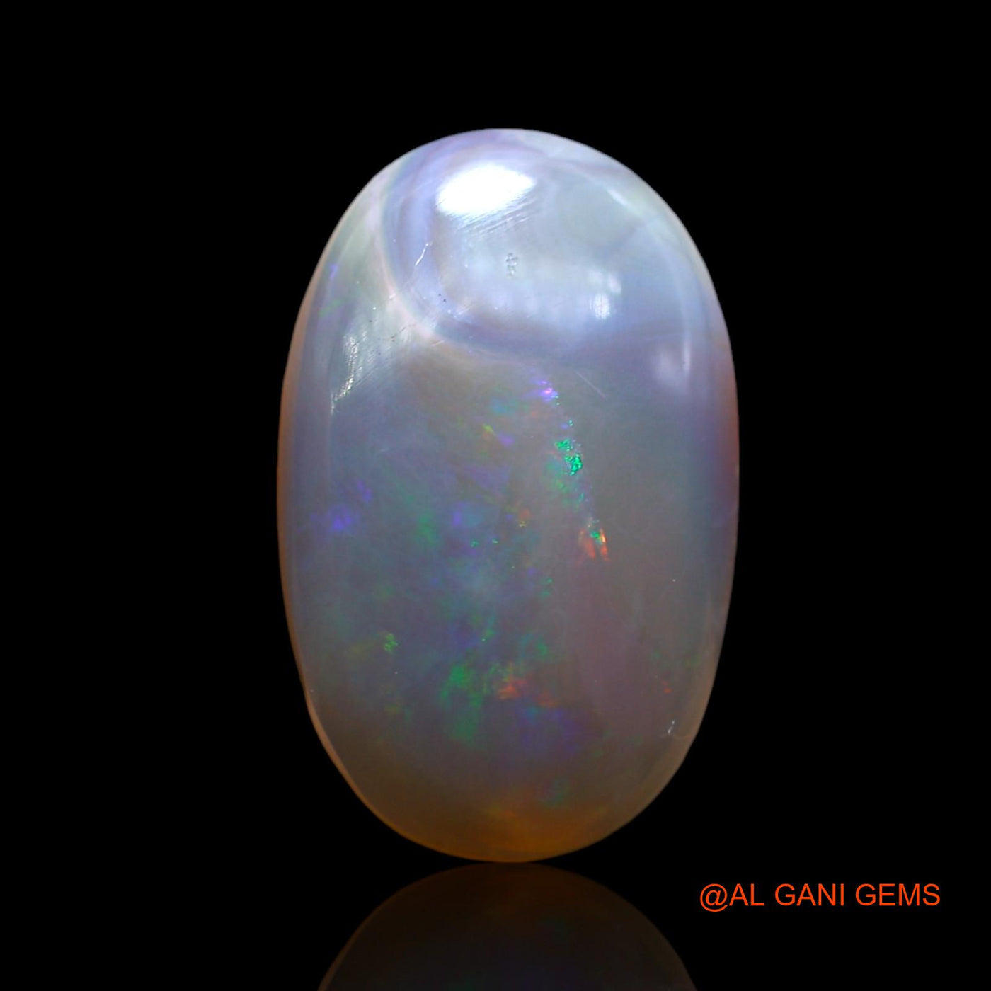 7.00 Cts Natural Australian Fire Opal Loose Gemstone Oval Cabochon 17x11x4 mm AE-979