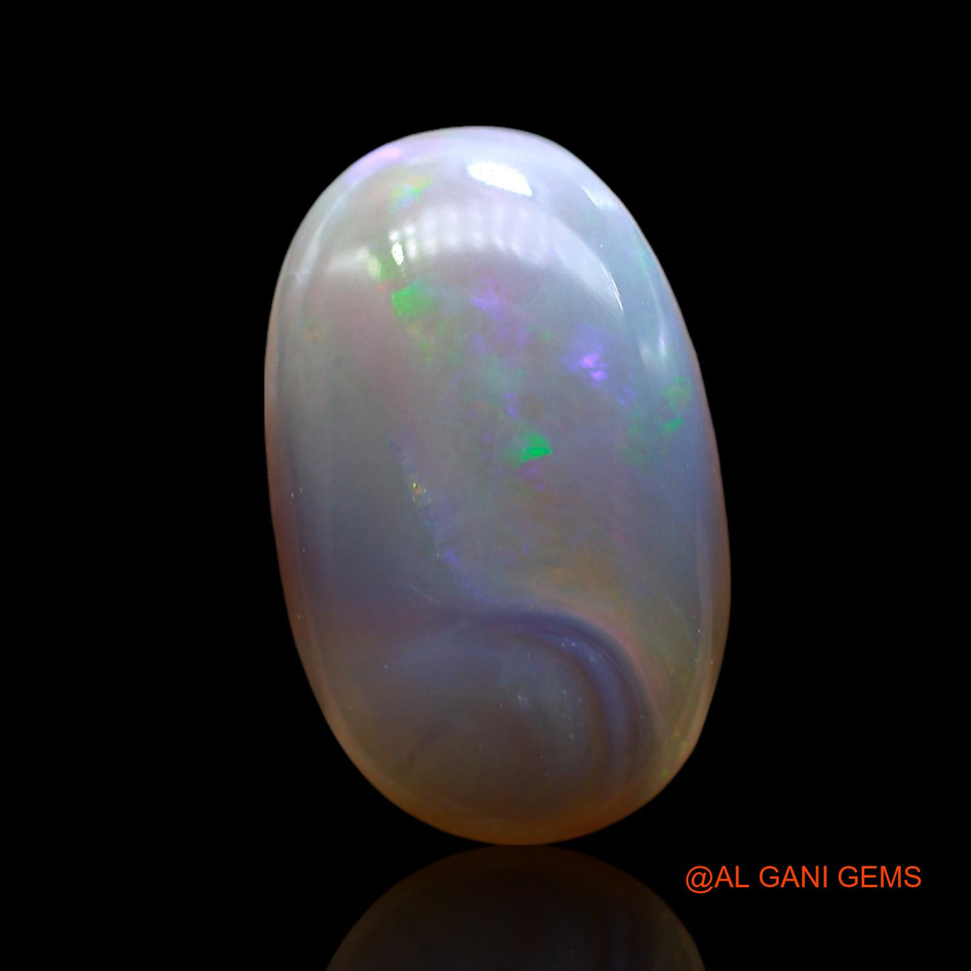 7.00 Cts Natural Australian Fire Opal Loose Gemstone Oval Cabochon 17x11x4 mm AE-979