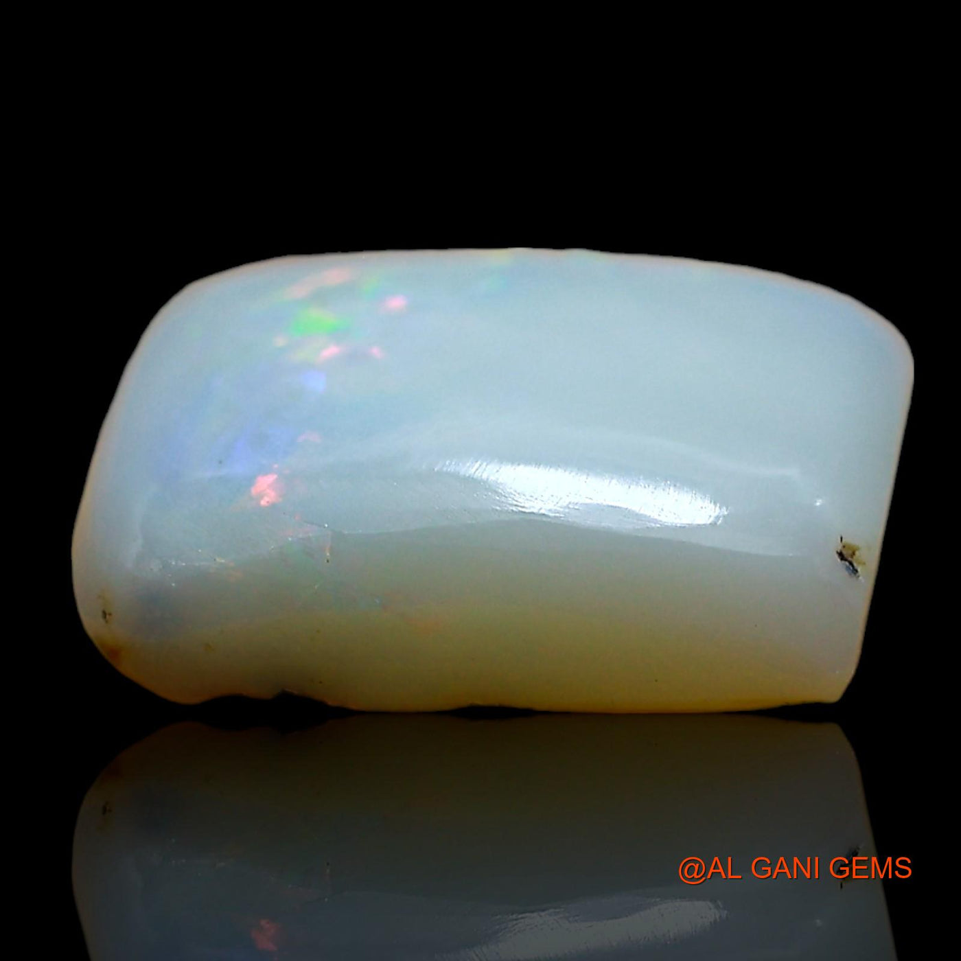 4.00 Cts Unheated Australian Fire Opal Loose Gemstone Square Cabochon Natural 11x10x4 mm AE-97