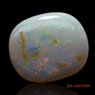 8.00 Cts Natural Australian Fire Opal Loose Gemstone Oval Cabochon 16x13x4 mm AE-980