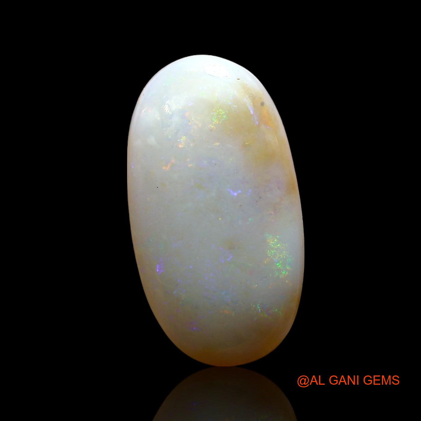 5.00 Cts Natural Australian Fire Opal Loose Gemstone Oval Cabochon 19x10x3 mm AE-981