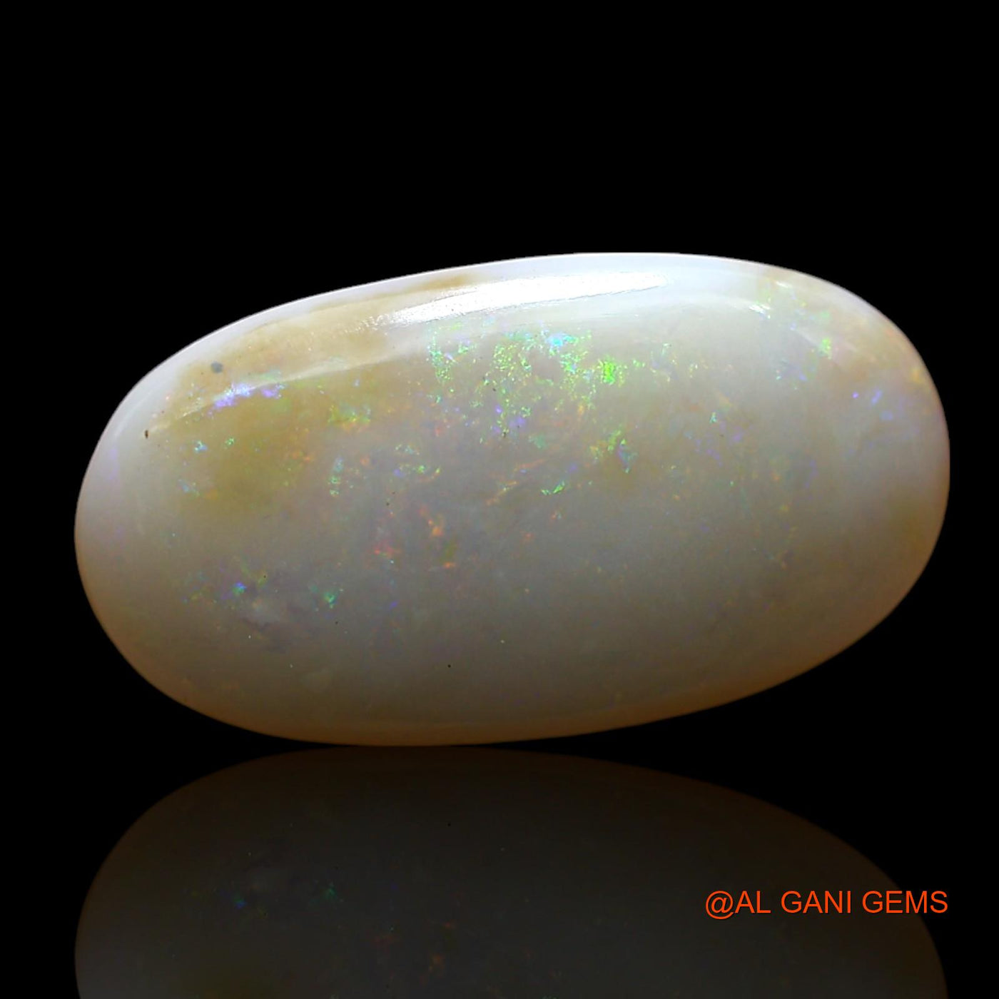 5.00 Cts Natural Australian Fire Opal Loose Gemstone Oval Cabochon 19x10x3 mm AE-981