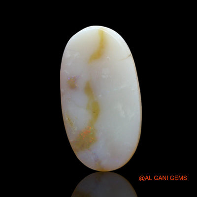 5.00 Cts Natural Australian Fire Opal Loose Gemstone Oval Cabochon 19x10x3 mm AE-981