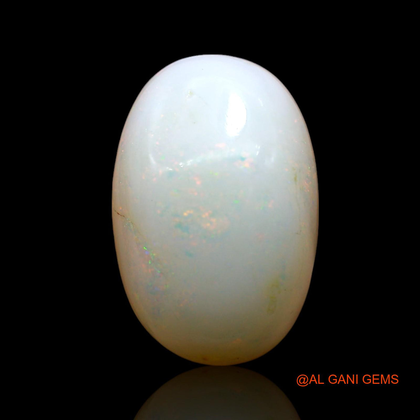 Natural Fire Opal Gemstone 10.00 Cts Loose Oval Cabochon From Australia 17x11x7 mm AE-983