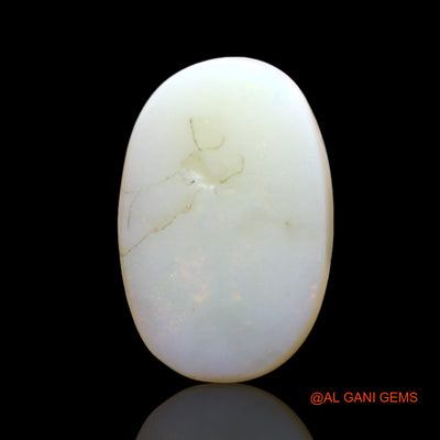 Natural Fire Opal Gemstone 10.00 Cts Loose Oval Cabochon From Australia 17x11x7 mm AE-983