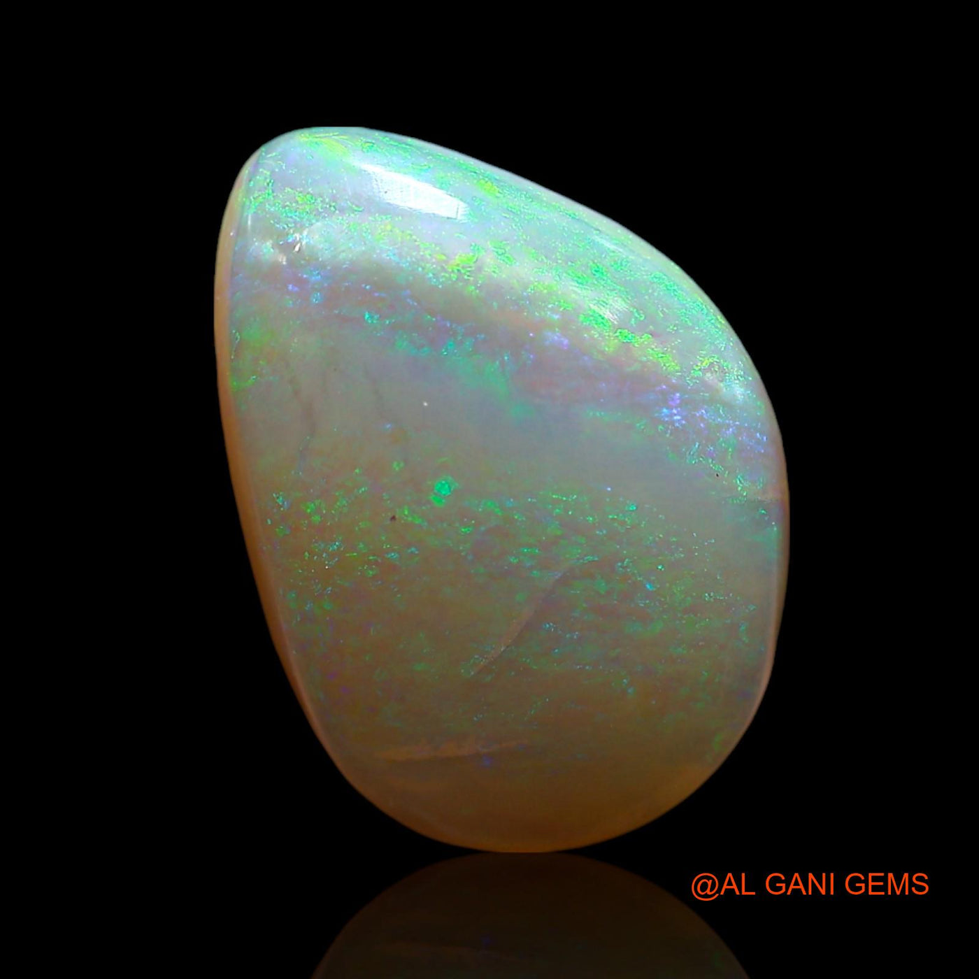 8.00 Cts Natural Australian Fire Opal Loose Gemstone Fancy Cabochon 17x12x5 mm AE-984