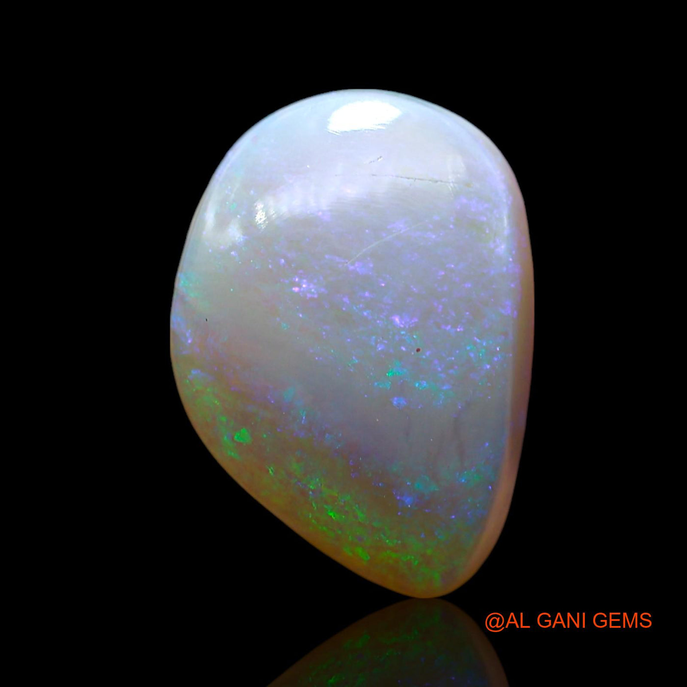 8.00 Cts Natural Australian Fire Opal Loose Gemstone Fancy Cabochon 17x12x5 mm AE-984