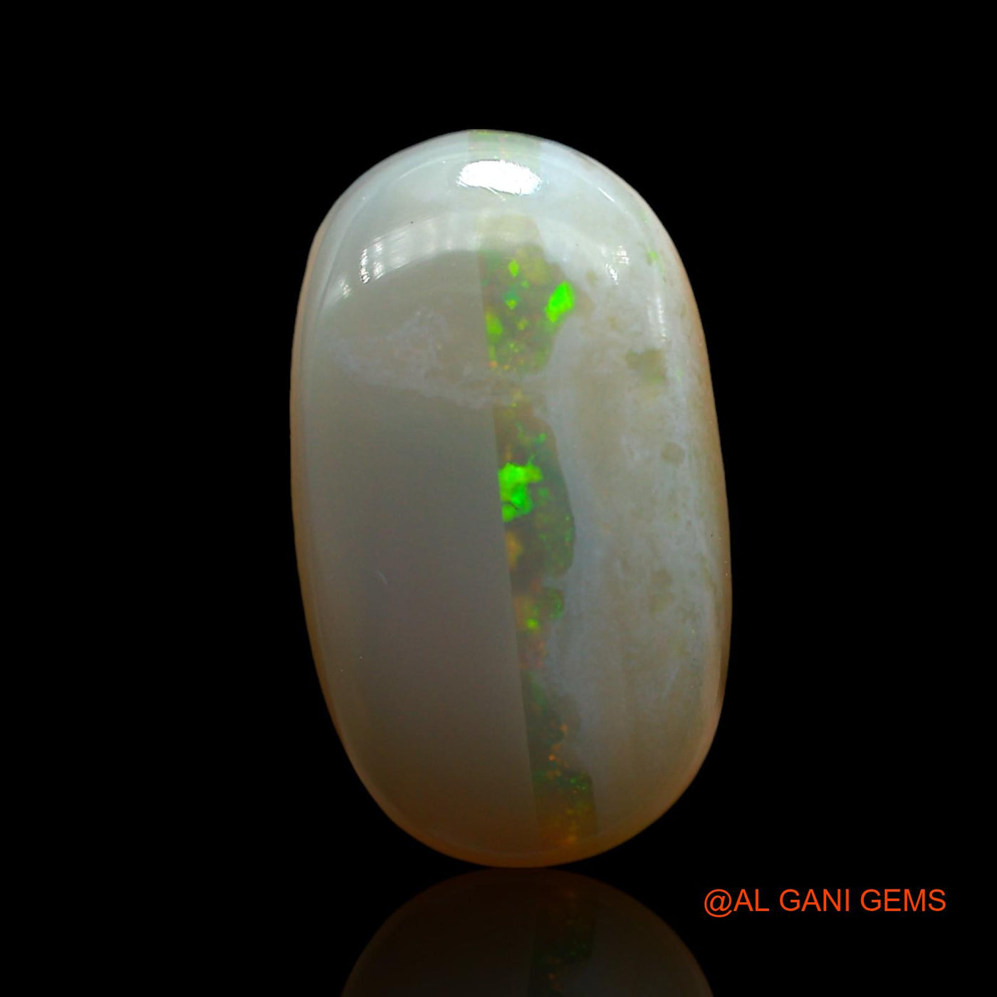 7.00 Cts Natural Australian Fire Opal Oval Cabochon Loose Gemstone For Jewelry 18x10x5 mm AE-985