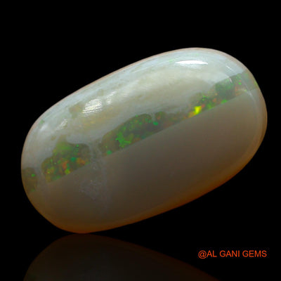 7.00 Cts Natural Australian Fire Opal Oval Cabochon Loose Gemstone For Jewelry 18x10x5 mm AE-985