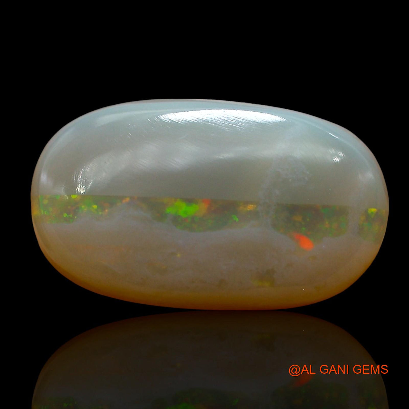 7.00 Cts Natural Australian Fire Opal Oval Cabochon Loose Gemstone For Jewelry 18x10x5 mm AE-985